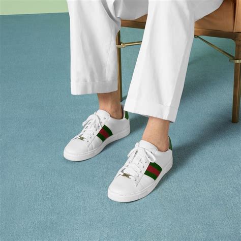 gucci ace web sneakers